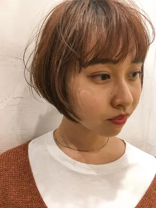 ショート カラー iizuka akiのヘアスタイル
