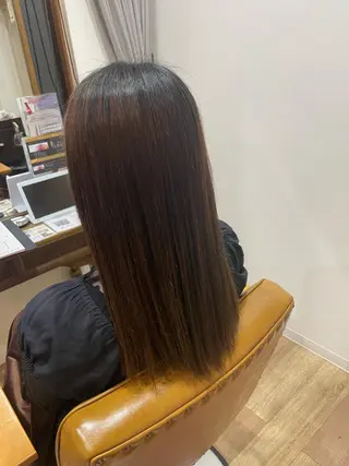 ロング 堀口 鈴花のヘアスタイル