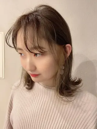 セミロング 🌼志岐 恵🌼のヘアスタイル