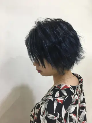 ショート カラー パーマ ヘアアレンジ 迷った時見てください 林 祥平のヘアスタイル