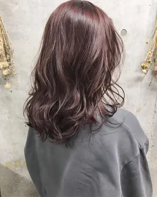 セミロング カラー ヘアアレンジ Satsuki ✂︎♡のヘアスタイル