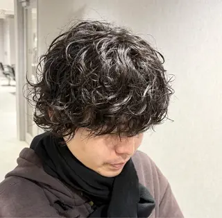 パーマ メンズ 【メンズ特化】 池田大成✂︎のヘアスタイル