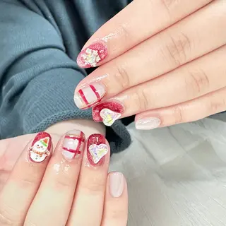 ネイル コネコネイルサロン モデル用のネイルデザイン