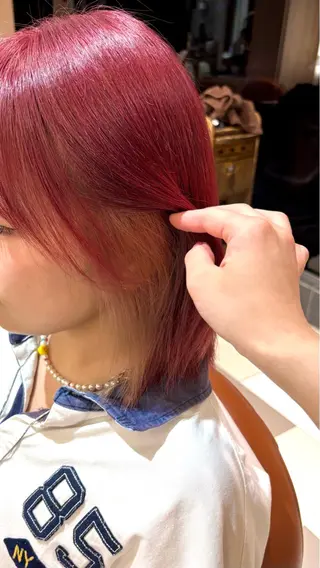 ショート カットモデル/ セット/宮里心香のヘアスタイル