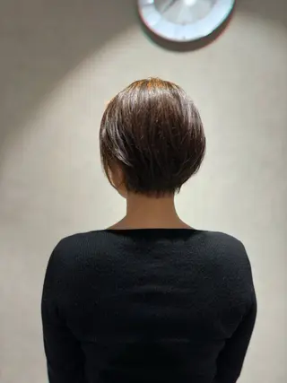 ショート くせ毛カット終着点 カワサキトオル溝の口のヘアスタイル