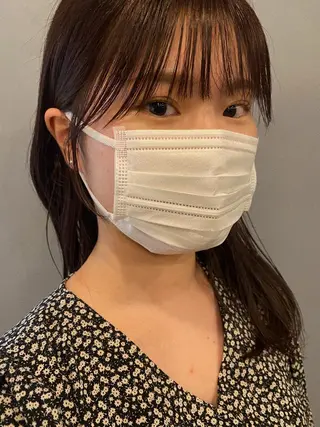 ミディアム カラー 砂原 ひよりのヘアスタイル