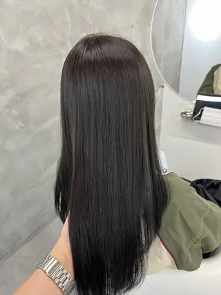 ロング カラー yuuna ✮ door whiteのヘアスタイル