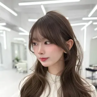 ロング カラー 韓国ヘア🇰🇷× 髪質改善🫧テルのヘアスタイル