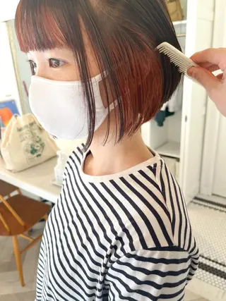 ミディアム カラー Memories 銀座のヘアスタイル