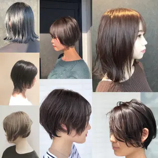 ショート 菊池 幹のヘアスタイル