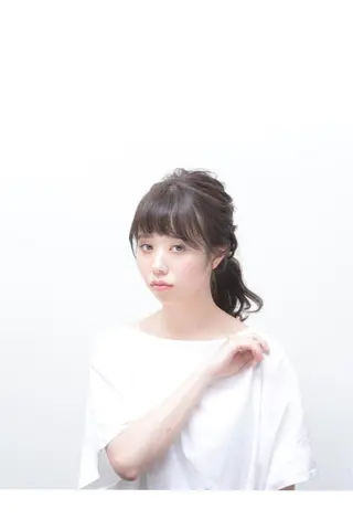 セミロング ヘアアレンジ 石川 友美のその他イメージ