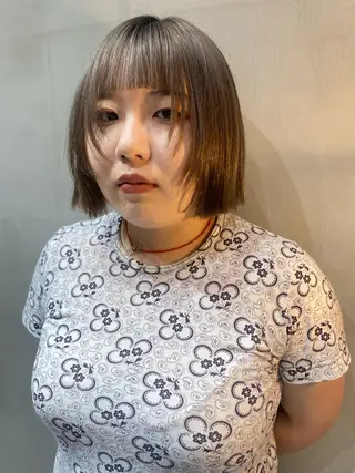 ミディアム ボブパーマ無料 /yuukiのヘアスタイル