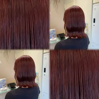 ミディアム suzuna/暖色 カラー💞/スパのヘアスタイル