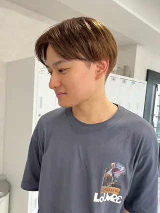 ショート カラー メンズ ☀️ボブスタイル特化 大山あさひ☀️のヘアスタイル