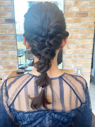 ヘアアレンジ LucksiMie ginza 明松のヘアスタイル