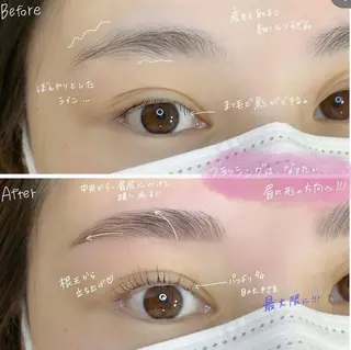 マツエク・マツパ アイブロウ ロレインブロウ市駅店所属・ロレインブロウ 市駅店のマツエク・マツパデザイン