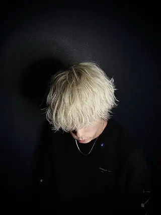 ショート カラー パーマ メンズ メンズ特化 👑YUTAのヘアスタイル