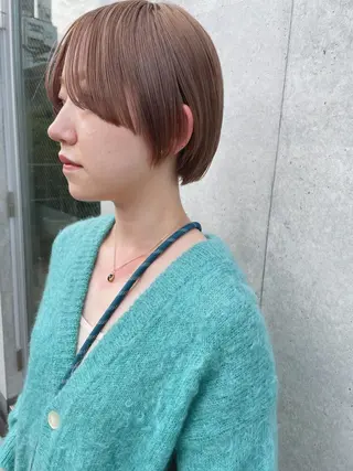 ショート カラー センスをお届けします 大谷将生infpのヘアスタイル