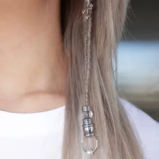 ロング カラー ヘアアレンジ bloc japon所属・ﾌﾞﾚｲｽﾞ˚✧₊⁎ ﾚｲﾔｰToriのヘアスタイル