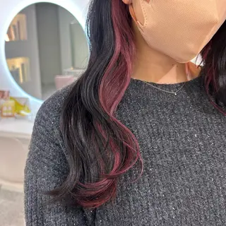 ロング カラー cher. 熊谷衣織のヘアスタイル