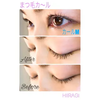 マツエク・マツパ 美容室 HIIRAGIのマツエク・マツパデザイン