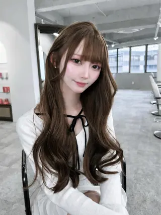カラー 豊嶋 未来のヘアスタイル