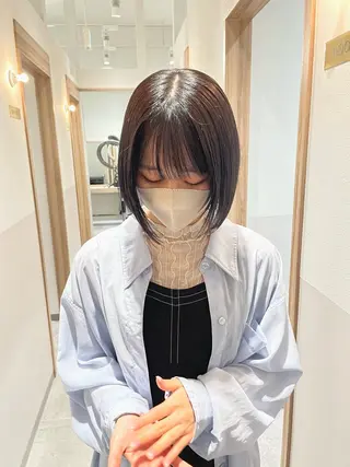 ショート カラー 田中大星 /ボブ 縮毛矯正のヘアスタイル