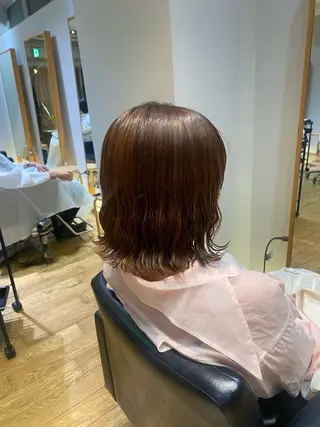 ショート 大人可愛い♡コテ巻き パーマ🌼杉田 萌恵のヘアスタイル