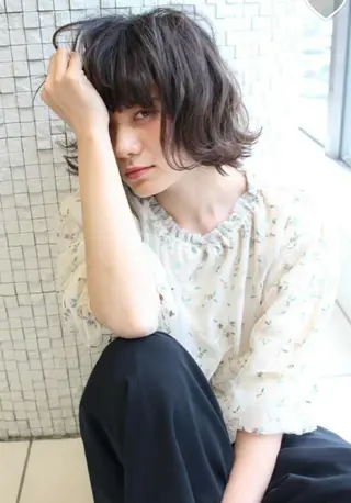 ショート 🇰🇷韓国風艶髪✨ 髪質改善 倉岡しおんのヘアスタイル