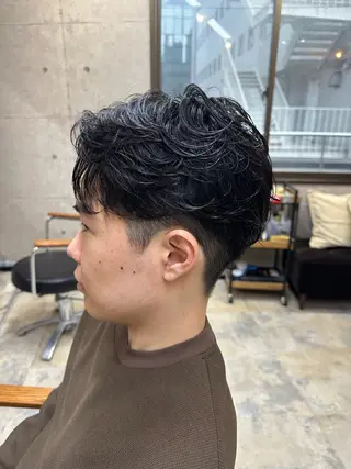 ショート パーマ メンズ 💎メンズパーマ特化 🥇メンズのプロのヘアスタイル