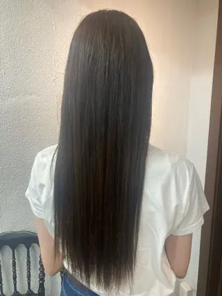 ロング 暖色カラー💞 菊地しおんのヘアスタイル