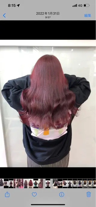ロング 渡辺 杏斗龍のヘアスタイル