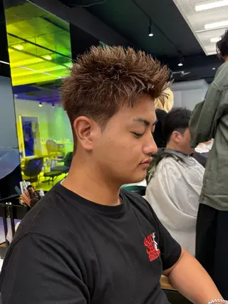 ショート カラー 【圧倒的センス】 まる/メンズカラーのヘアスタイル