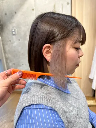 ミディアム カラー DAIKIベージュ 🍂レイヤーカットのヘアスタイル