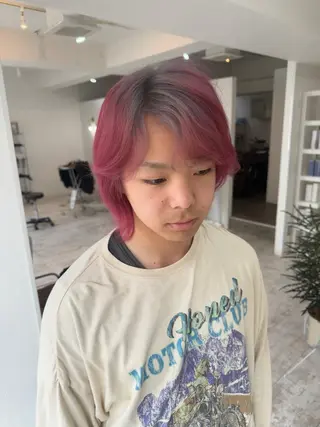 ショート カラー メンズ piLLon/ RYUKAのヘアスタイル