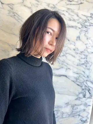 ミディアム 青木 翔海のヘアスタイル
