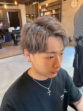 カラー メンズ 石川 歳也のヘアスタイル