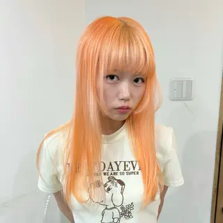 ロング カラー エクステモデル募集 💗大阪梅田/川上のヘアスタイル