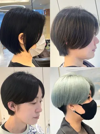 ショート 【ショート/ボブ 丸みショート】深萱のヘアスタイル