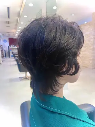 ショート パーマ 🌼デザインカラー 🌼kumicoのヘアスタイル