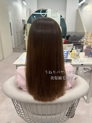 セミロング 美髪矯正/髪質改善/ 艶髪🤍伊藤梨紗のヘアスタイル