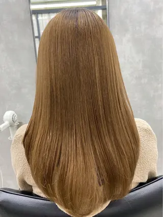 ロング カラー すぐ巻ける縮毛矯正 🍀勝倉　麗のヘアスタイル