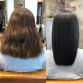 ミディアム 新宿グレージュ藤田 大樹のヘアスタイル