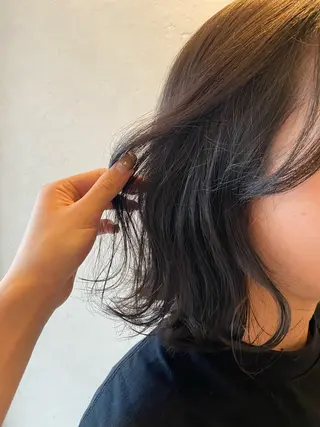 ミディアム 希優🌺ソムリエ /ブリーチ/カットのヘアスタイル