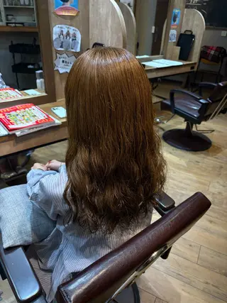 セミロング カラー 🫧ブリーチ×透明感 カラー🎀ココカラのヘアスタイル