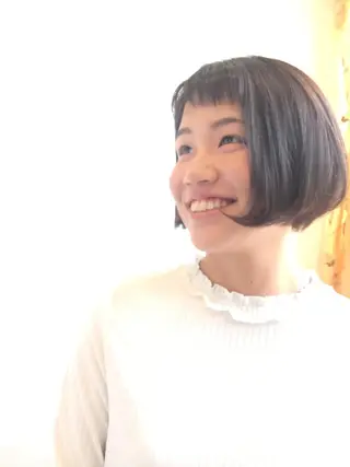 ミディアム カラー nishimura makotoのヘアスタイル