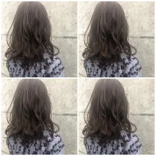 ロング カラー パーマ ヘアアレンジ メンズ キッズ ネイル マツエク・マツパ レイヤー/顔周り 韓国ヘア森田和貴のヘアスタイル