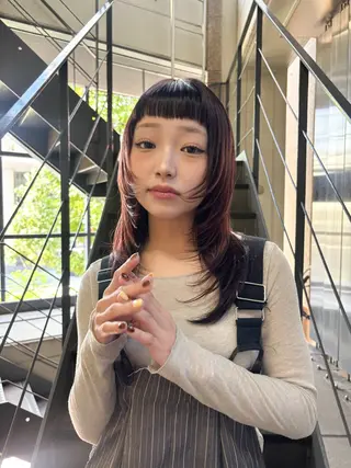ロング 艶髪໒꒱／透明感 カラー🍀_そら🪽のヘアスタイル