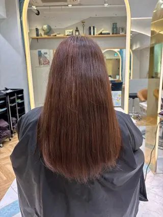 ロング カラー 韓国🇰🇷ヘア／ ハッシュレイヤーのヘアスタイル