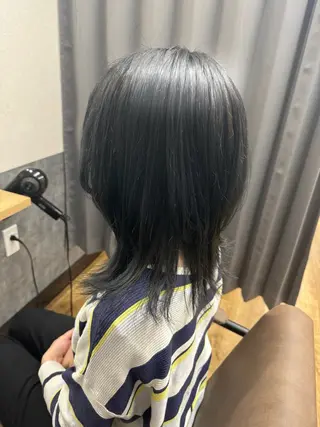 ミディアム カラー reeed konnoのヘアスタイル